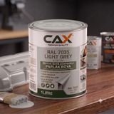 CAXCOLORS Isıya ve Sıvıya Dayanıklı Koruyucu Boya - 1 Litre - Yüksek Performanslı Yüzey Kaplama - 7035