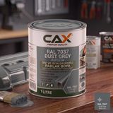 CAXCOLORS Isıya ve Sıvıya Dayanıklı Koruyucu Boya - 1 Litre - Yüksek Performanslı Yüzey Kaplama - 7037