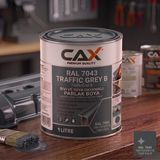CAXCOLORS Isıya ve Sıvıya Dayanıklı Koruyucu Boya - 1 Litre - Yüksek Performanslı Yüzey Kaplama - 7043