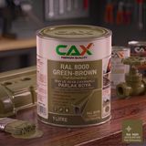 CAXCOLORS Isıya ve Sıvıya Dayanıklı Koruyucu Boya - 1 Litre - Yüksek Performanslı Yüzey Kaplama - 8000