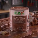 CAXCOLORS Isıya ve Sıvıya Dayanıklı Koruyucu Boya - 1 Litre - Yüksek Performanslı Yüzey Kaplama - 8002