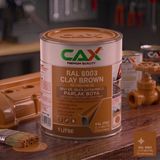CAXCOLORS Isıya ve Sıvıya Dayanıklı Koruyucu Boya - 1 Litre - Yüksek Performanslı Yüzey Kaplama - 8003
