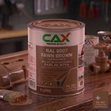 CAXCOLORS Isıya ve Sıvıya Dayanıklı Koruyucu Boya - 1 Litre - Yüksek Performanslı Yüzey Kaplama - 8007
