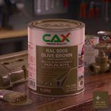 CAXCOLORS Isıya ve Sıvıya Dayanıklı Koruyucu Boya - 1 Litre - Yüksek Performanslı Yüzey Kaplama - 8008
