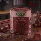 CAXCOLORS Isıya ve Sıvıya Dayanıklı Koruyucu Boya - 1 Litre - Yüksek Performanslı Yüzey Kaplama - 8012