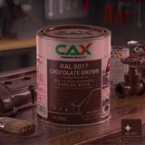 CAXCOLORS Isıya ve Sıvıya Dayanıklı Koruyucu Boya - 1 Litre - Yüksek Performanslı Yüzey Kaplama - 8017