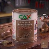 CAXCOLORS Isıya ve Sıvıya Dayanıklı Koruyucu Boya - 1 Litre - Yüksek Performanslı Yüzey Kaplama - 8024