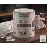 CAXCOLORS Isıya ve Sıvıya Dayanıklı Koruyucu Boya - 1 Litre - Yüksek Performanslı Yüzey Kaplama - 9002