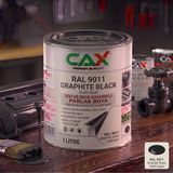 CAXCOLORS Isıya ve Sıvıya Dayanıklı Koruyucu Boya - 1 Litre - Yüksek Performanslı Yüzey Kaplama - 9011