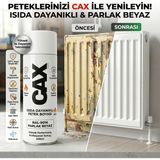 CAXCOLORS Kalorifer Petek Sprey Boyası 400 ml Parlak Beyaz Renk İçin Uzun Ömürlü Koruma