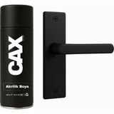 CAXCOLORS Kapı Kolu Özel Yapım Akrilik Sprey Boya 400 ml - MAT SİYAH