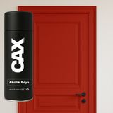 CAXCOLORS Lake & Ahşap Kapı Boyası Özel Yapım Akrilik Sprey Boya 400 ml - KİREMİT