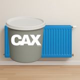 CAXCOLORS Lavabo-Fayans-Petek Dönüşüm Boyası Isıya ve Sıvıya Dayanıklı Akrilik Boya 1 Litre - AÇIK MAVİ
