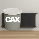 CAXCOLORS Lavabo-Fayans-Petek Dönüşüm Boyası Isıya ve Sıvıya Dayanıklı Akrilik Boya 1 Litre - ANTRASİT GRİ