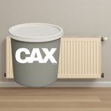 CAXCOLORS Lavabo-Fayans-Petek Dönüşüm Boyası Isıya ve Sıvıya Dayanıklı Akrilik Boya 1 Litre - KREM
