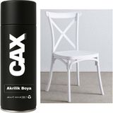 CAXCOLORS Metal - Plastik - Ahşap Masa Sandalye Sprey Boyası 400 ml - BEYAZ