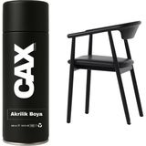 CAXCOLORS Metal - Plastik - Ahşap Masa Sandalye Sprey Boyası 400 ml - MAT SİYAH