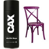 CAXCOLORS Metal - Plastik - Ahşap Masa Sandalye Sprey Boyası 400 ml - MOR