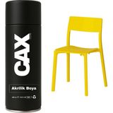 CAXCOLORS Metal - Plastik - Ahşap Masa Sandalye Sprey Boyası 400 ml - SARI