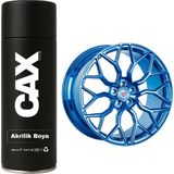 CAXCOLORS Metalik Mavi Araba Jant Sprey Akrilik Boya 400 ml Kolay Uygulama ve Yüksek Kapatıcılık - METALİK MAVİ