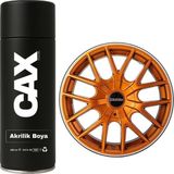 CAXCOLORS Metalik Turuncu Araba Jant Sprey Akrilik Özel Yapım Sprey Boya 400 ml - METALİK TURUNCU