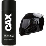 CAXCOLORS Motorsiklet Kask Saf Akrilik Sprey Boyası 400 ml - PARLAK SİYAH