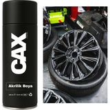 CAXCOLORS Piano Black Araba Jant Sprey Akrilik Boya 400 ml Kolay Uygulama ile Parlak Sonuç - PİANO BLACK