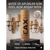 CAXCOLORS Sprey Boya Avize Aplik Metal Ahşap Boyası 400ML - Yüksek Kapatıcı Hızlı Kuruyan Akrilik - Açık ahşap