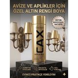 CAXCOLORS Sprey Boya Avize Aplik Metal Ahşap Boyası 400ML - Yüksek Kapatıcı Hızlı Kuruyan Akrilik - Altın