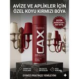 CAXCOLORS Sprey Boya Avize Aplik Metal Ahşap Boyası 400ML - Yüksek Kapatıcı Hızlı Kuruyan Akrilik - Koyu kırmızı