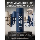 CAXCOLORS Sprey Boya Avize Aplik Metal Ahşap Boyası 400ML - Yüksek Kapatıcı Hızlı Kuruyan Akrilik - Koyu mavi