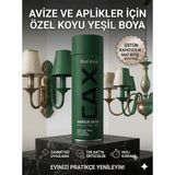 CAXCOLORS Sprey Boya Avize Aplik Metal Ahşap Boyası 400ML - Yüksek Kapatıcı Hızlı Kuruyan Akrilik - Koyu yeşil