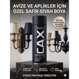 CAXCOLORS Sprey Boya Avize Aplik Metal Ahşap Boyası 400ML - Yüksek Kapatıcı Hızlı Kuruyan Akrilik - Safir siyah