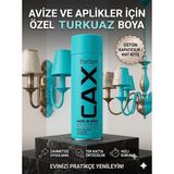 CAXCOLORS Sprey Boya Avize Aplik Metal Ahşap Boyası 400ML - Yüksek Kapatıcı Hızlı Kuruyan Akrilik - Turkuaz
