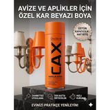 CAXCOLORS Sprey Boya Avize Aplik Metal Ahşap Boyası 400ML - Yüksek Kapatıcı Hızlı Kuruyan Akrilik - Turuncu