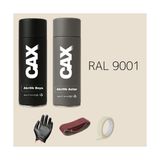 CAXCOLORS Sprey+Astar Premium Özel Yapım Akrilik Sprey Boya Seti 400 ml (Araba-Metal-Plastik-Ahşap) - KREM RAL-9001