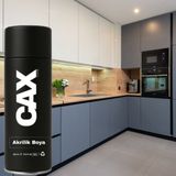 CAXCOLORS Yeni Nesil Akrilik Dönüşüm Sprey Boya 400 ml Dolap-Fayans-Cam-Plastik-Ahşap-Duvar - BETON GRİ