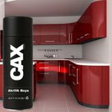 CAXCOLORS Yeni Nesil Akrilik Dönüşüm Sprey Boya 400 ml Dolap-Fayans-Cam-Plastik-Ahşap-Duvar - KIRMIZI