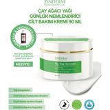 Çay Ağacı Yağı Kremi , Günlük Nemlendirici Çay Ağacı Özlü Cilt Bakım Kremi