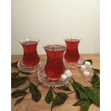 Çay bardağı Kokulu Mum