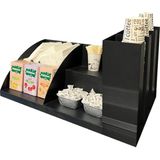 Çay & Kahve + 3 Bölmeli Karton Bardaklık Organizer Stand Set - Çok Renkli - 1 Adet