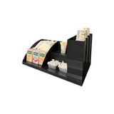 Çay & Kahve + 3 Bölmeli Karton Bardaklık Organizer Stand Set