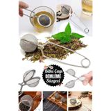 Çay Kahve İçin Metal Filtre Dayanıklı Paslanmaz Çelik Bitki Çayı Demleme Süzgeci Bardak Demlik İçin