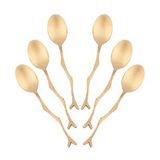 Çay Kaşığı Gold Dal Saplı 6lı