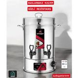 Çay Otomatı 80 Bardak Semaver Elektrikli Çay Makinesi Gizli Rezistans