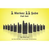 Çaycı Telsizi 1 Merkez 11 Şube Full Set