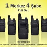 Çaycı Telsizi 1 Merkez 4 Şube Full Set