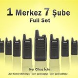 Çaycı Telsizi 1 Merkez 7 Şube Full Set