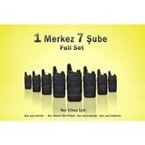Çaycı Telsizi 1 Merkez 7 Şube Kulaklık Hediyeli Full Set