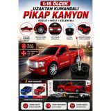 cayenna 1:16 Ölçek Uzaktan Kumandalı Pikap Kamyon – Full Fonksiyonlu Oyuncak Araba, 2 Renk
